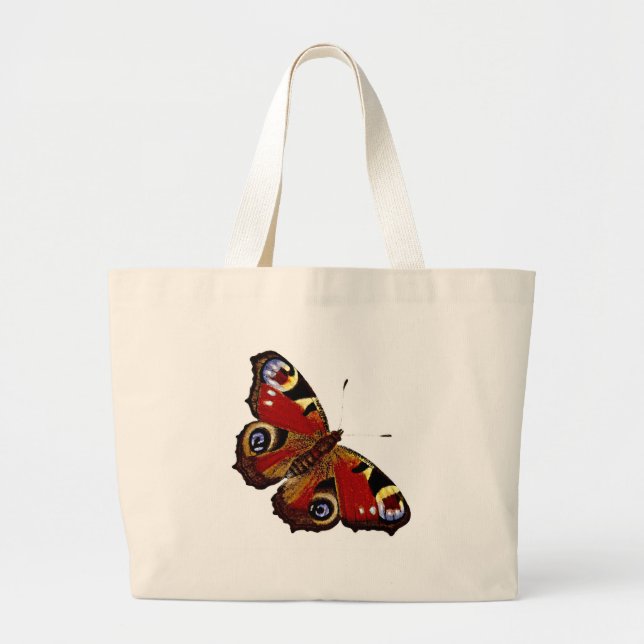 Butterfly Large Tote Bag (Front)