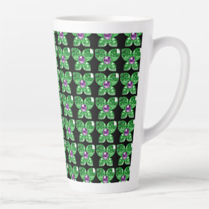 butterfly latte mug