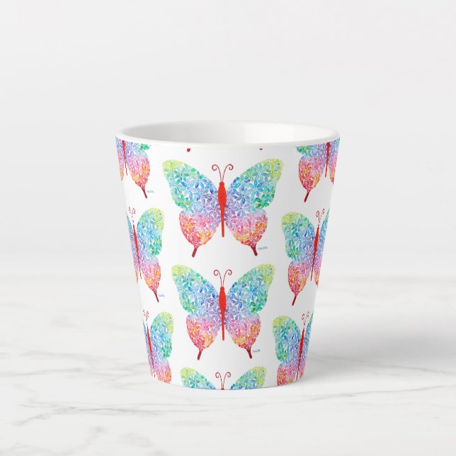 Butterfly Latte Mug (Front)