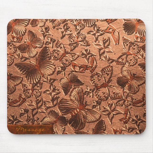 Butterfly Leather 1 Mousepad (Front)