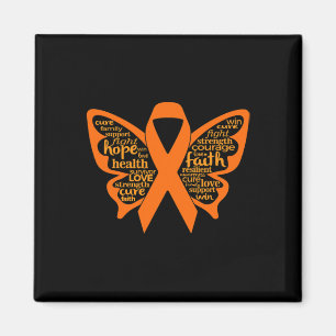 Butterfly Leukaemia Awareness  Magnet