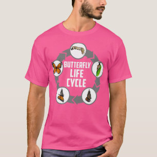 Butterfly Life Cycle Caterpillar Science Biology P T-Shirt