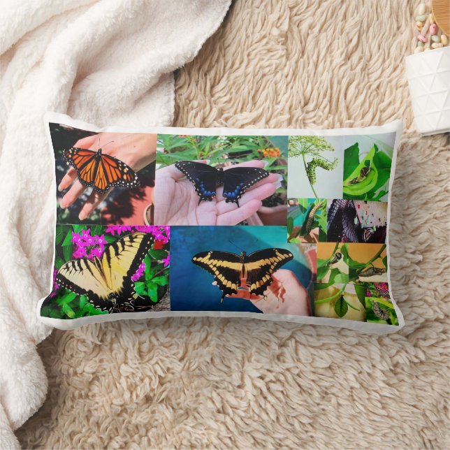 Butterfly Life  Lumbar Cushion (Blanket)
