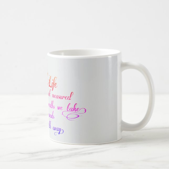 butterfly like life coffee mug (Right)