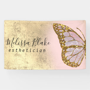 butterfly logo banner