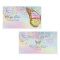 butterfly logo faux pastel glitter 