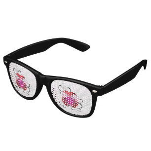 Butterfly Love Beat Of Love Marbled Retro Sunglasses