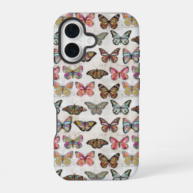 Butterfly Love iPhone 16 Case (Back)