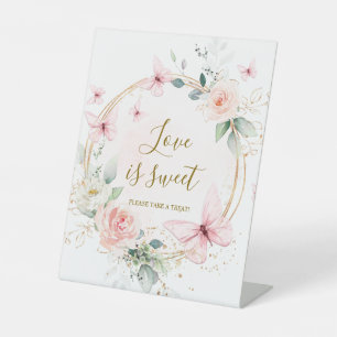 Butterfly Love is Sweet Treat Favour Sign