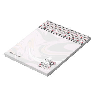 Butterfly Love Love Word Text Art Notepad