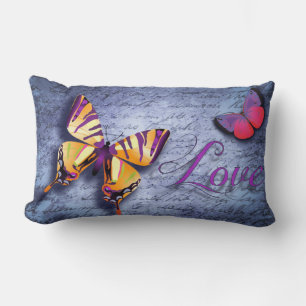 Butterfly Love Lumbar Cushion