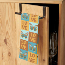 Butterfly Love Pattern | Blue & Orange Gradient