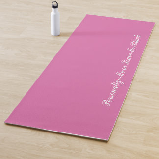Butterfly Love | Solid Colour Magenta 3 Personal Yoga Mat