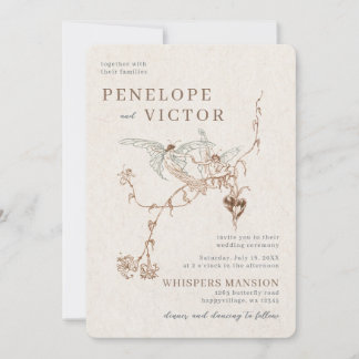 Butterfly Love Wedding Invitation