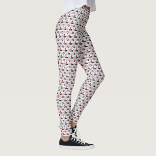 Butterfly Love Word Art Love Leggings