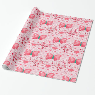 Butterfly Love Wrapping Paper 