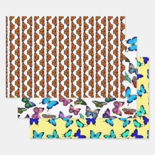 Butterfly Love Wrapping Paper Sheets