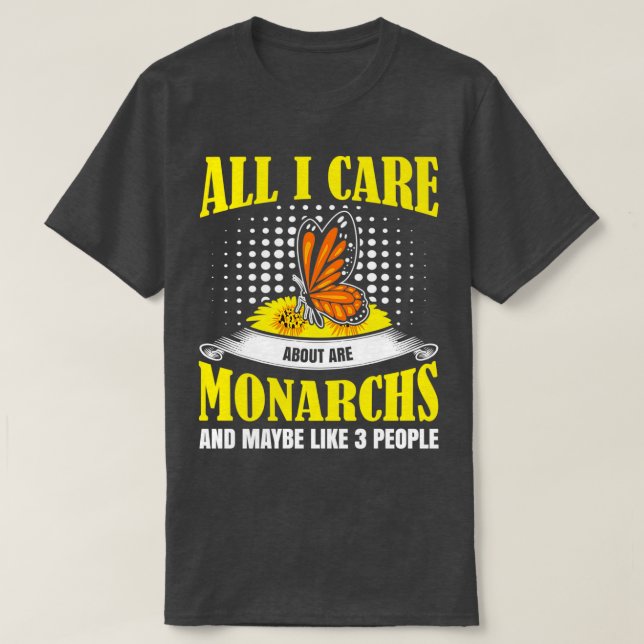 Butterfly Lover Monarch Butterfly Gift 19 T-Shirt (Design Front)
