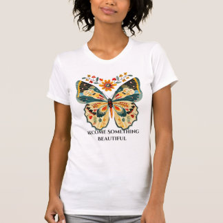 Butterfly Lovers Boho Art Boho Graphic Insect  T-Shirt