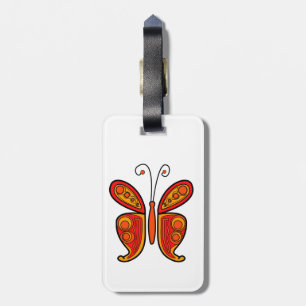 Butterfly Luggage Tag