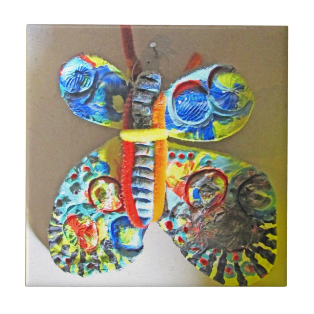 BUTTERFLY m3galleryStudio ceramic tile  (Front)