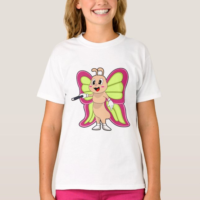 Butterfly Magic wand T-Shirt (Front)