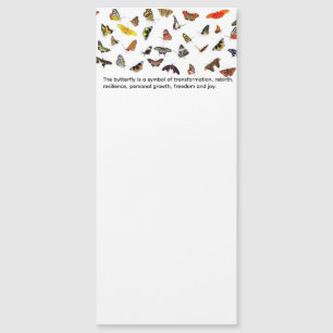 Butterfly Magnetic Notepad