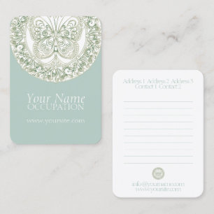Butterfly Mandala - Business Card