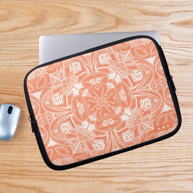 Butterfly Mandala Laptop Sleeve (Creator Uploaded)