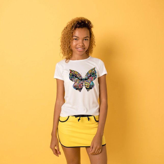 Butterfly Mandala  T-Shirt (Creator Uploaded)
