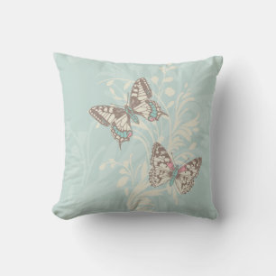 Butterfly mint pastel cushion pillow