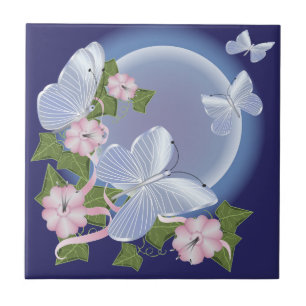 Butterfly Moon Beams Tile