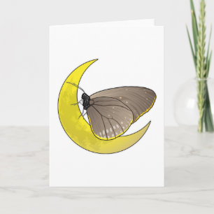 Butterfly Moon Card