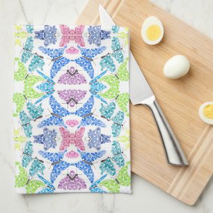 Butterfly Mosaic Kitchen Towels