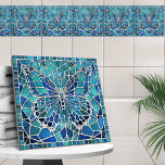 Butterfly Mosaic - Ocean Blues Tile<br><div class="desc">Butterfly Mosaic - Ocean Blues</div>