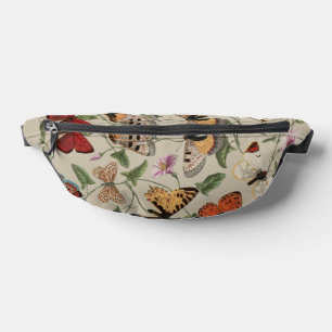 Butterfly Moth Nature Collection Drawing Bum Bags