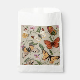 Butterfly Moth Nature Collection Drawing Favour Bags