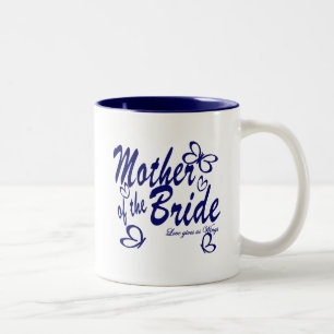 Butterfly/Mother of the Bride Two-Tone Coffee Mug
