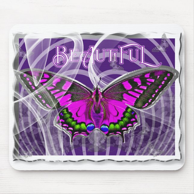 Butterfly  mouse pad (Front)