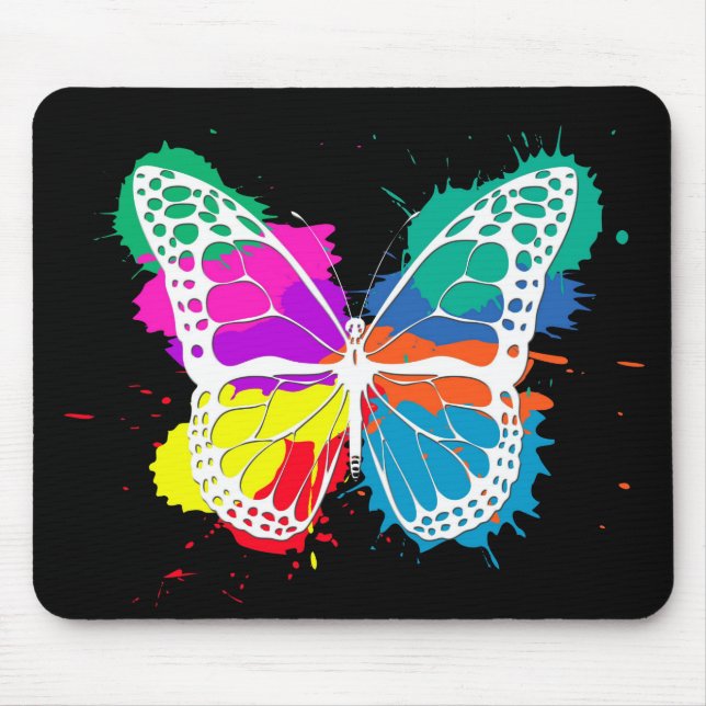 Butterfly Mouse Pad (Front)