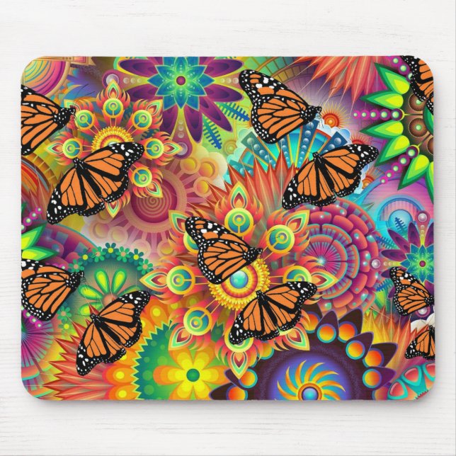 Butterfly Mouse Pad (Front)