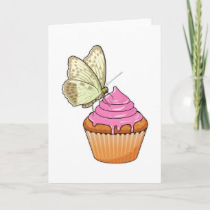 Butterfly Muffin Card