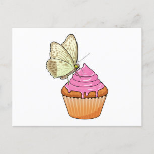 Butterfly Muffin Postcard