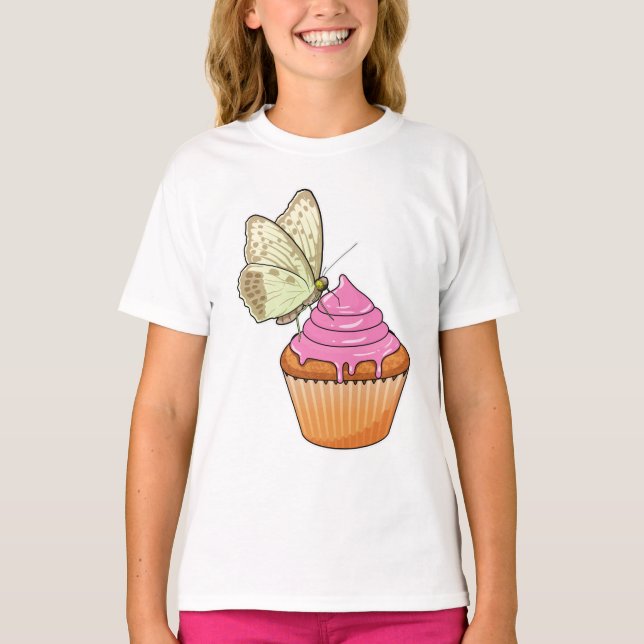Butterfly Muffin T-Shirt (Front)