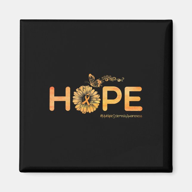 Butterfly Multiple Sclerosis Awareness Gifts  Magnet (Front)