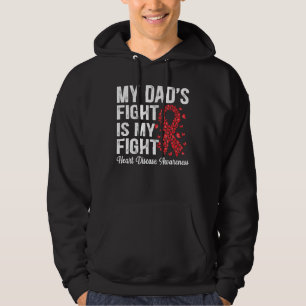 Butterfly My Dad S Fight Is My Fight Heart Disease Hoodie
