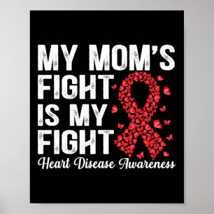 Butterfly My Mum's Fight Is My Fight Heart Disease Poster