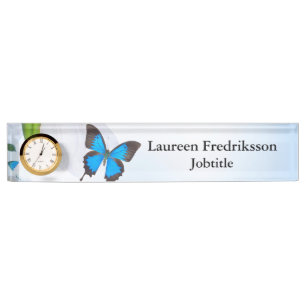 Butterfly Nameplate