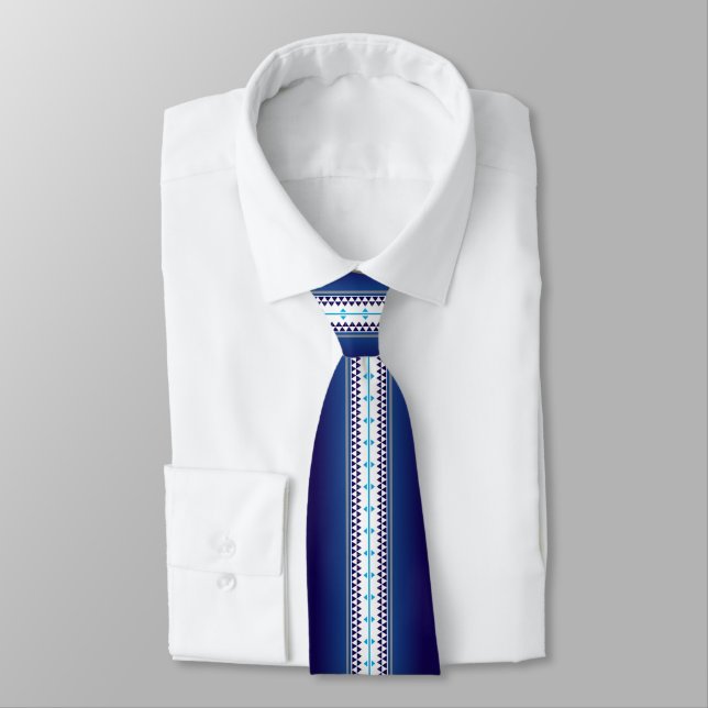 Butterfly Nation Blue Tie (Tied)