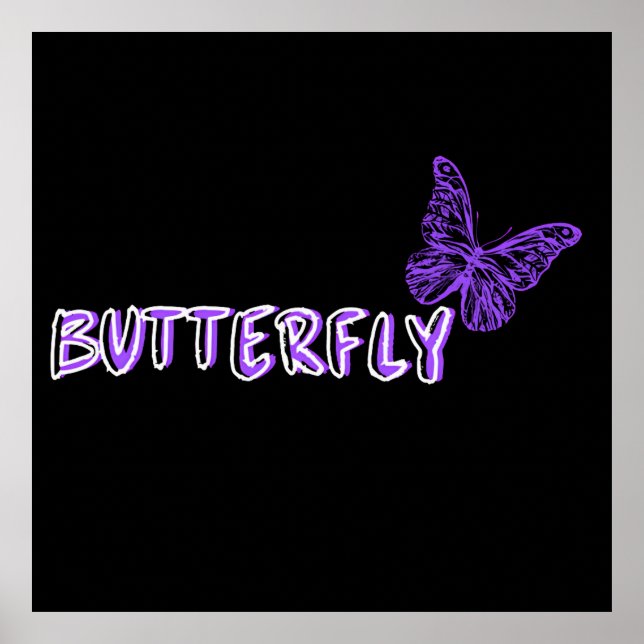 Butterfly, nature lover  poster (Front)
